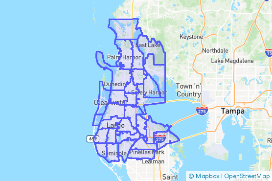 Service Area Map