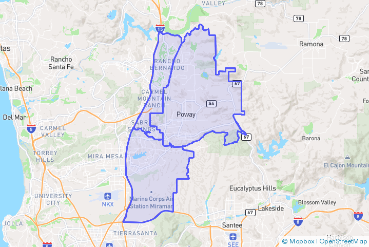 Service Area Map
