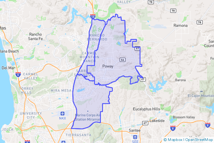 Service Area Map