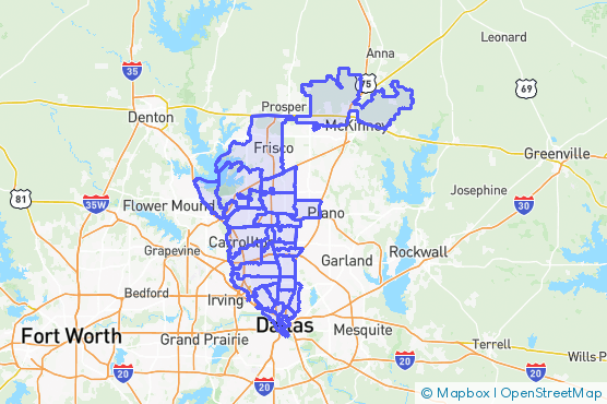 Service Area Map