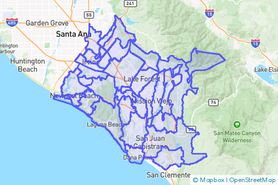 Service Area Map