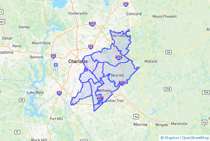 Service Area Map