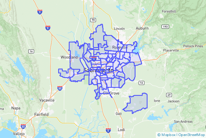 Service Area Map