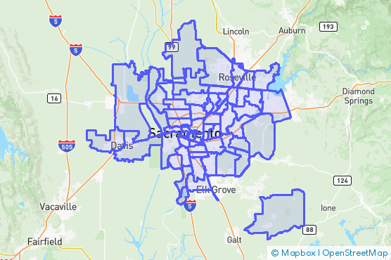 Service Area Map