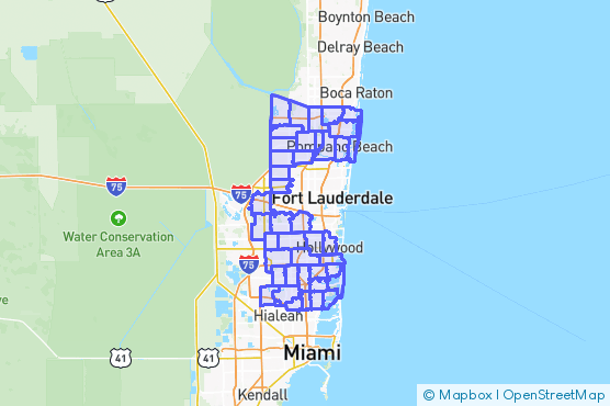 Service Area Map