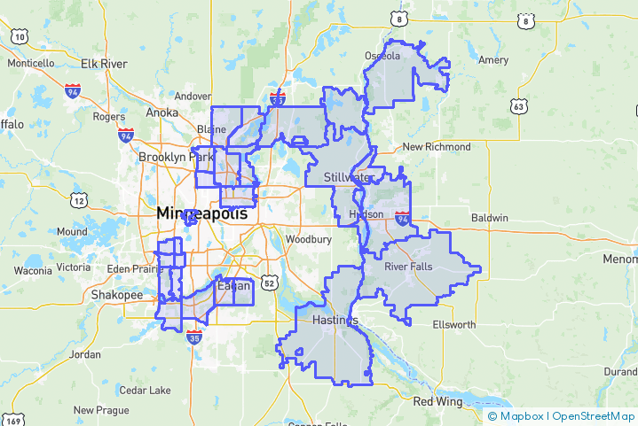 Service Area Map