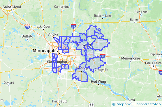 Service Area Map