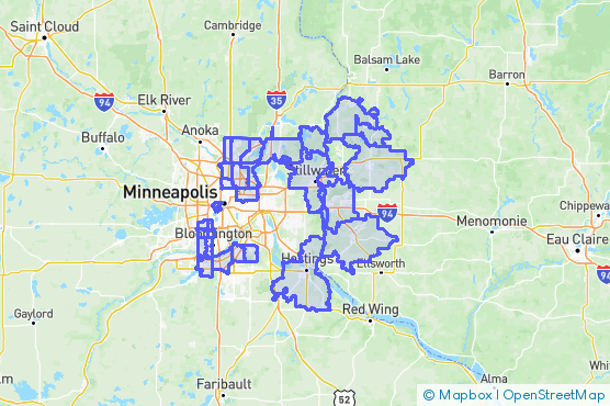 Service Area Map