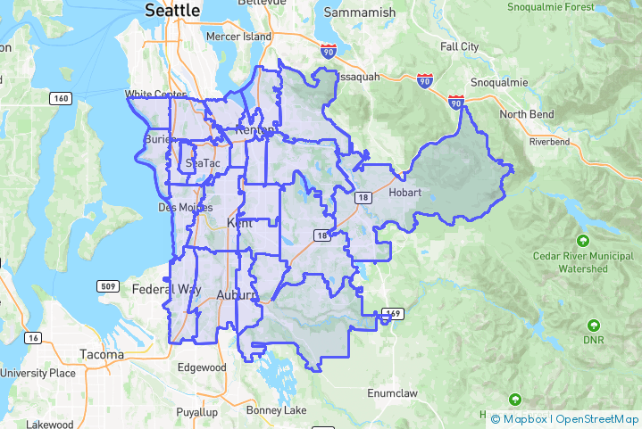 Service Area Map