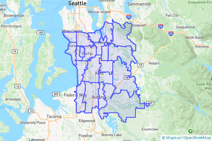 Service Area Map