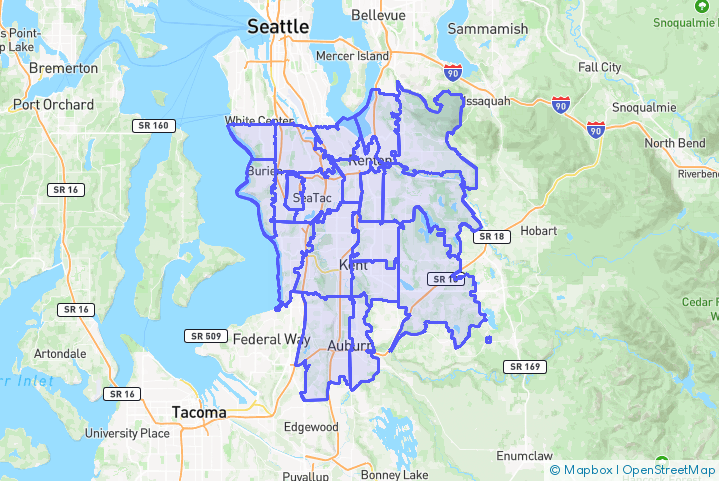 Service Area Map