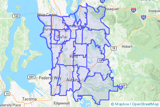 Service Area Map
