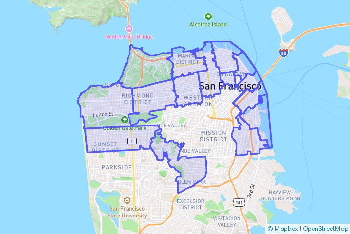 Service Area Map