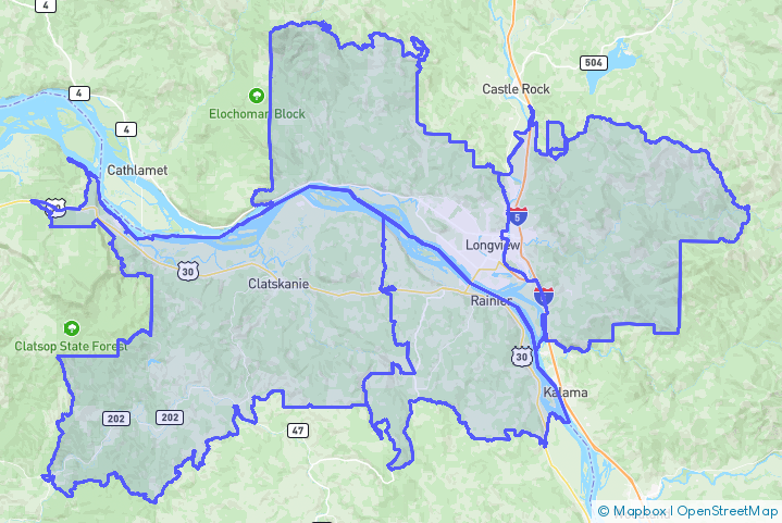 Service Area Map