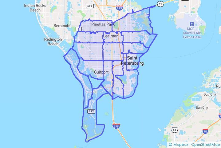 Service Area Map