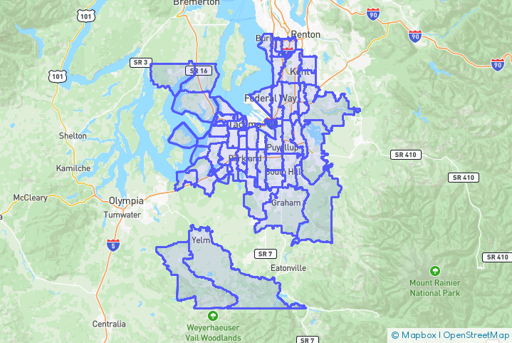 Service Area Map