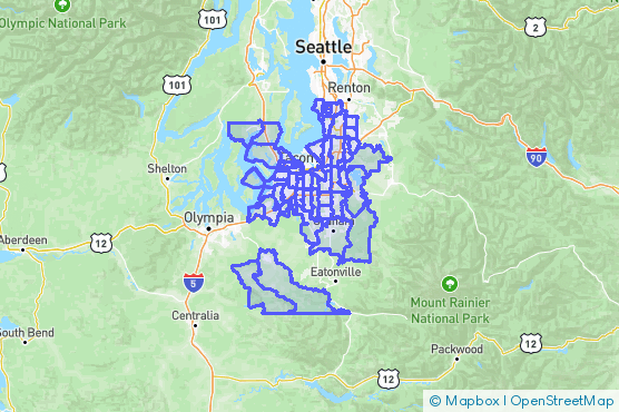 Service Area Map