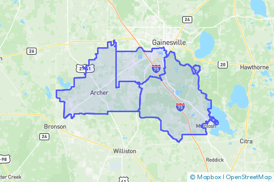 Service Area Map