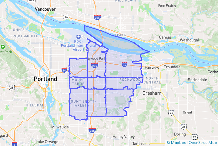 Service Area Map