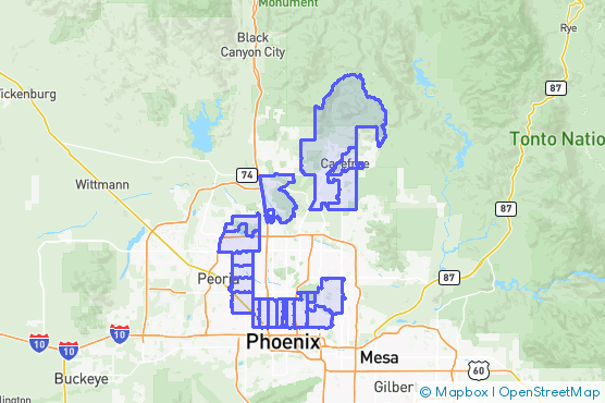 Service Area Map