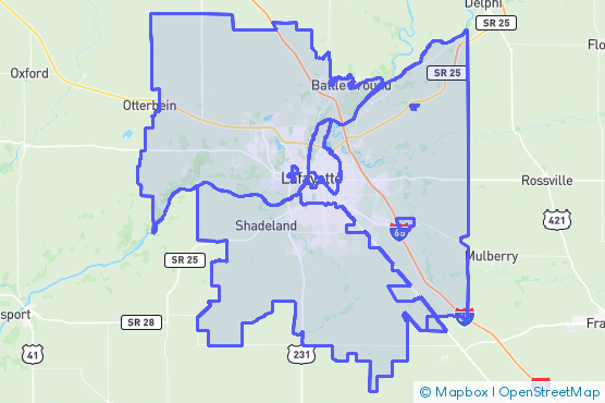 Service Area Map