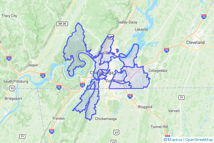 Service Area Map