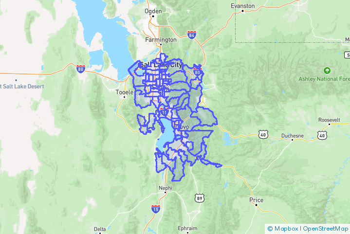 Service Area Map