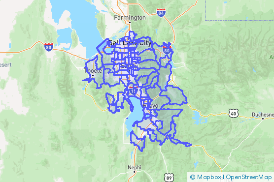 Service Area Map