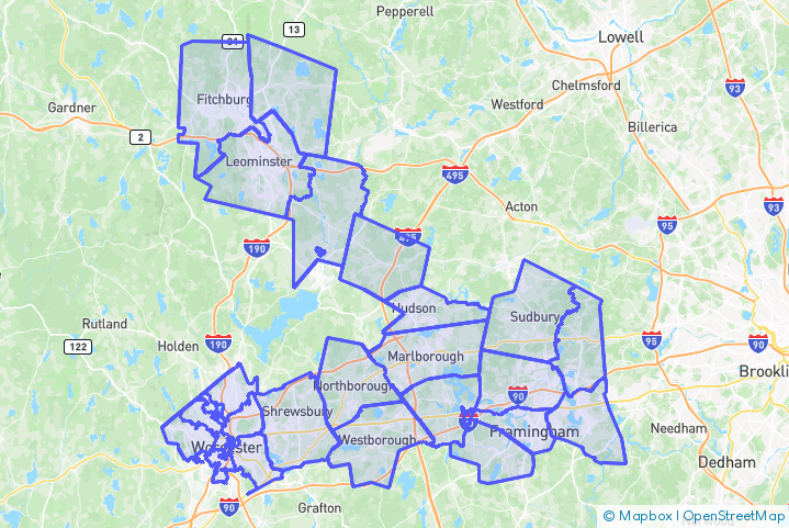 Service Area Map