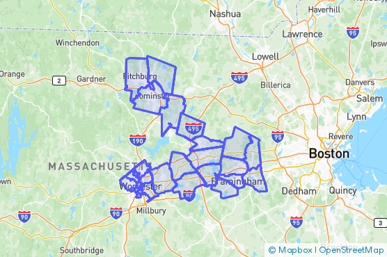 Service Area Map