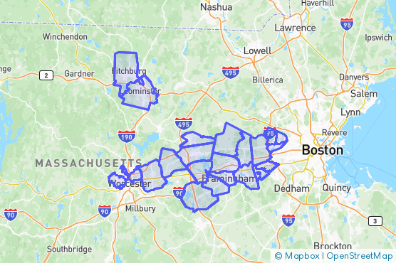 Service Area Map
