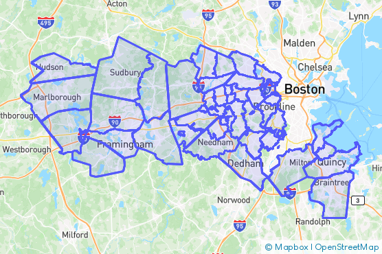 Service Area Map