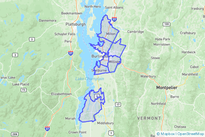 Service Area Map