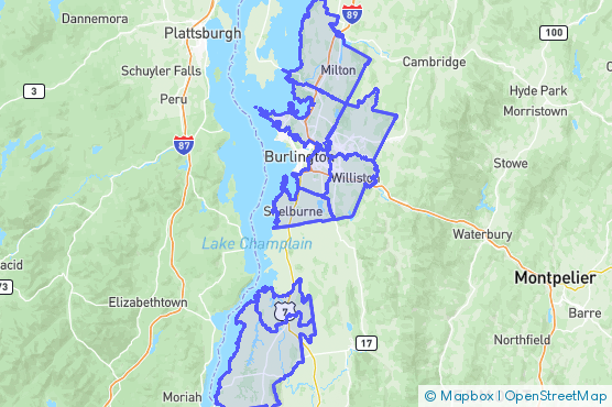 Service Area Map