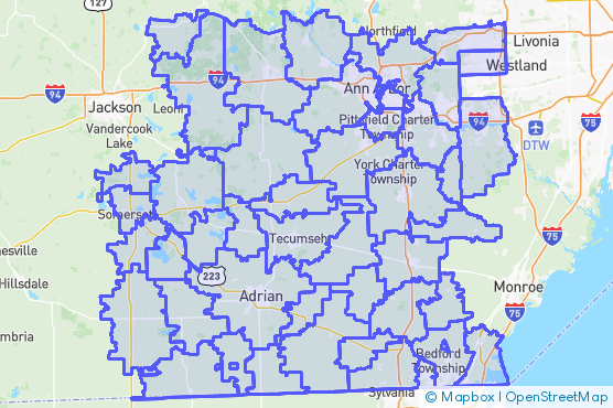 Service Area Map