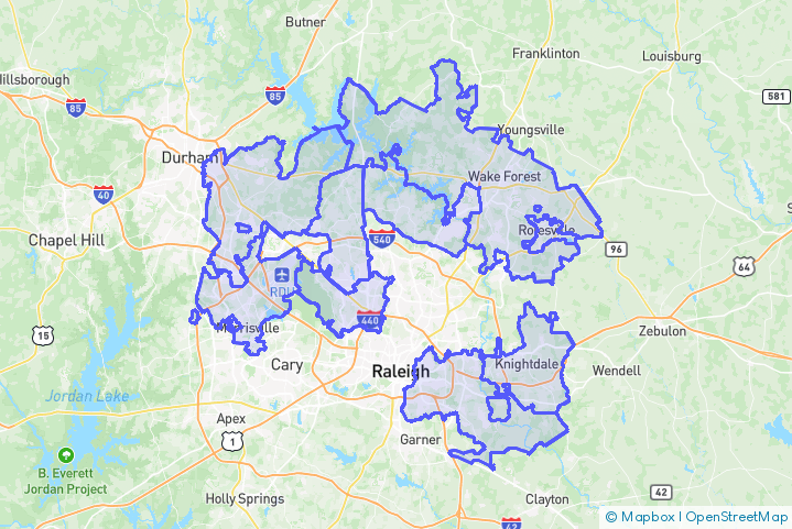Service Area Map