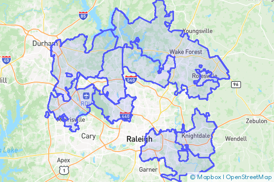 Service Area Map