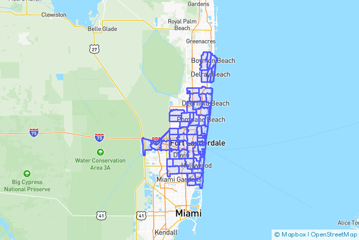 Service Area Map