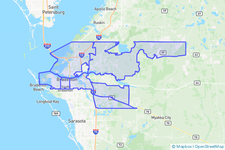 Service Area Map