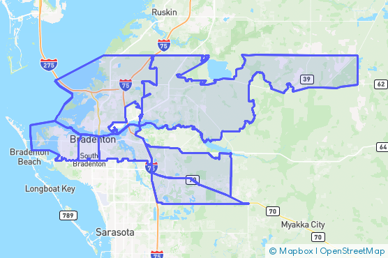 Service Area Map