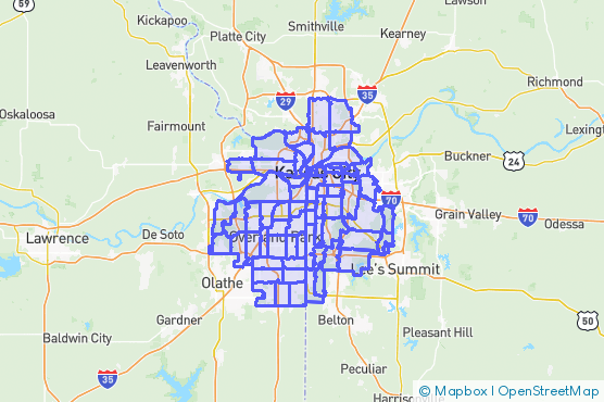 Service Area Map