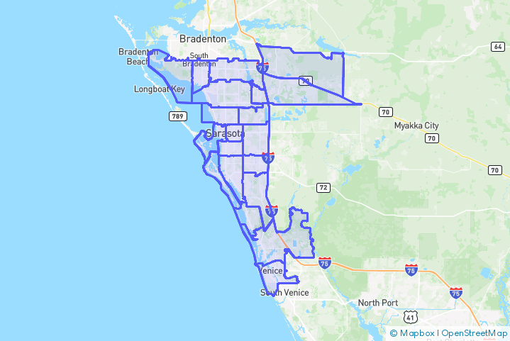 Service Area Map