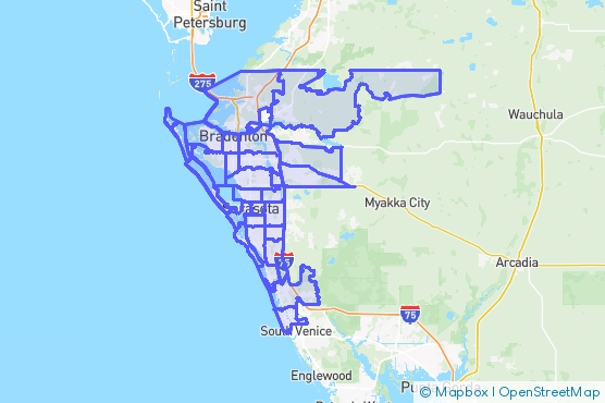 Service Area Map