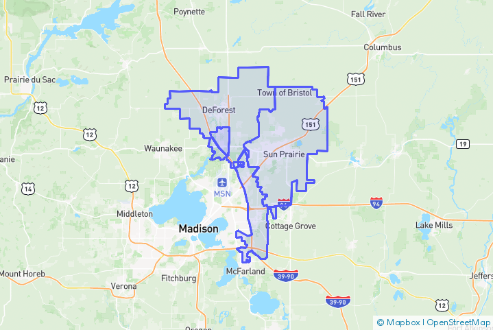 Service Area Map