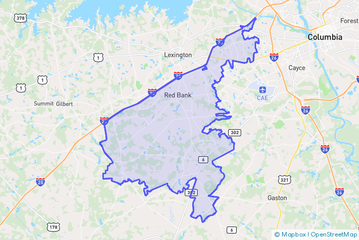 Service Area Map