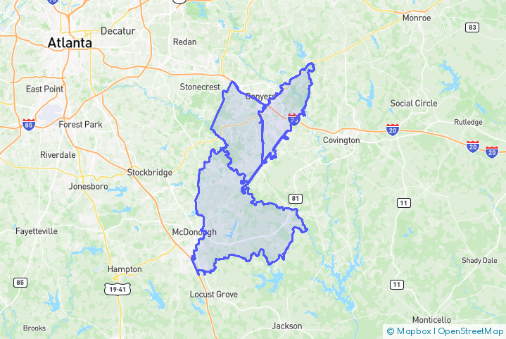Service Area Map