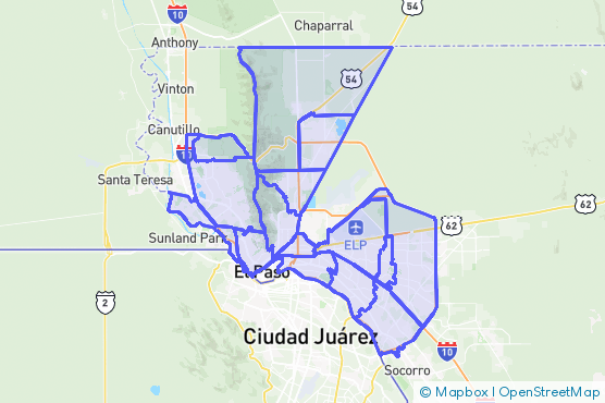 Service Area Map