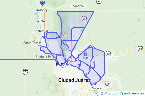 Service Area Map