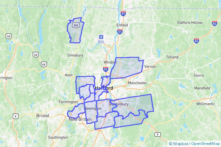 Service Area Map