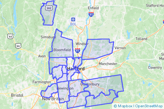 Service Area Map